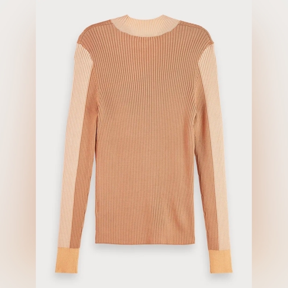NWT Scotch & Soda Recycled Rib Knit Pullover